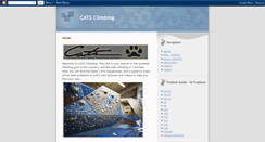 Desktop Screenshot of catsclimbing.com